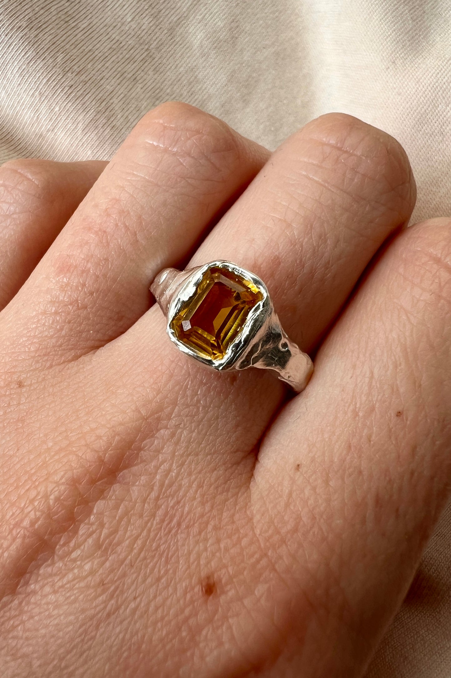 Bague Lava 1 jaune