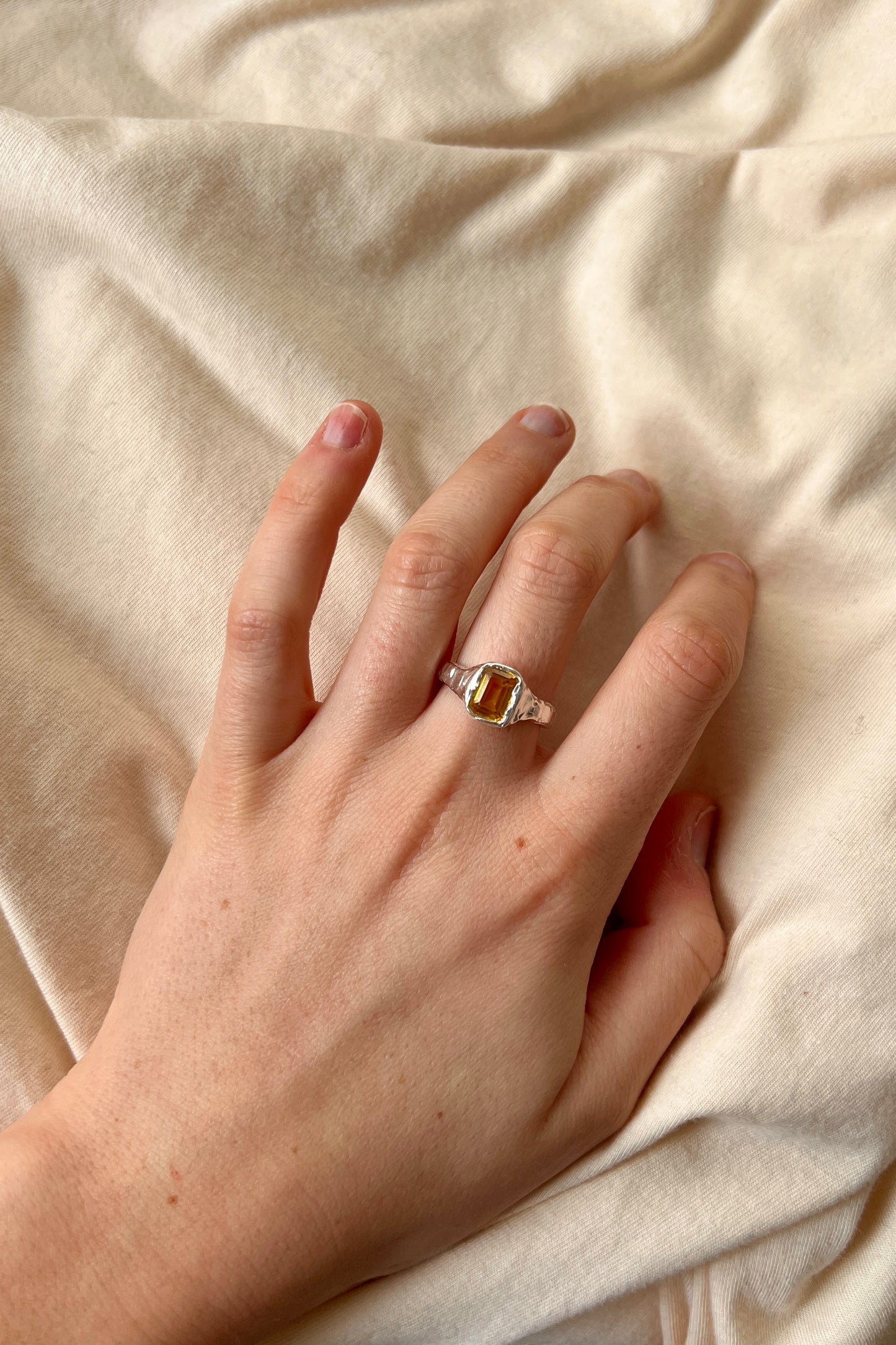 Bague Lava 1 jaune