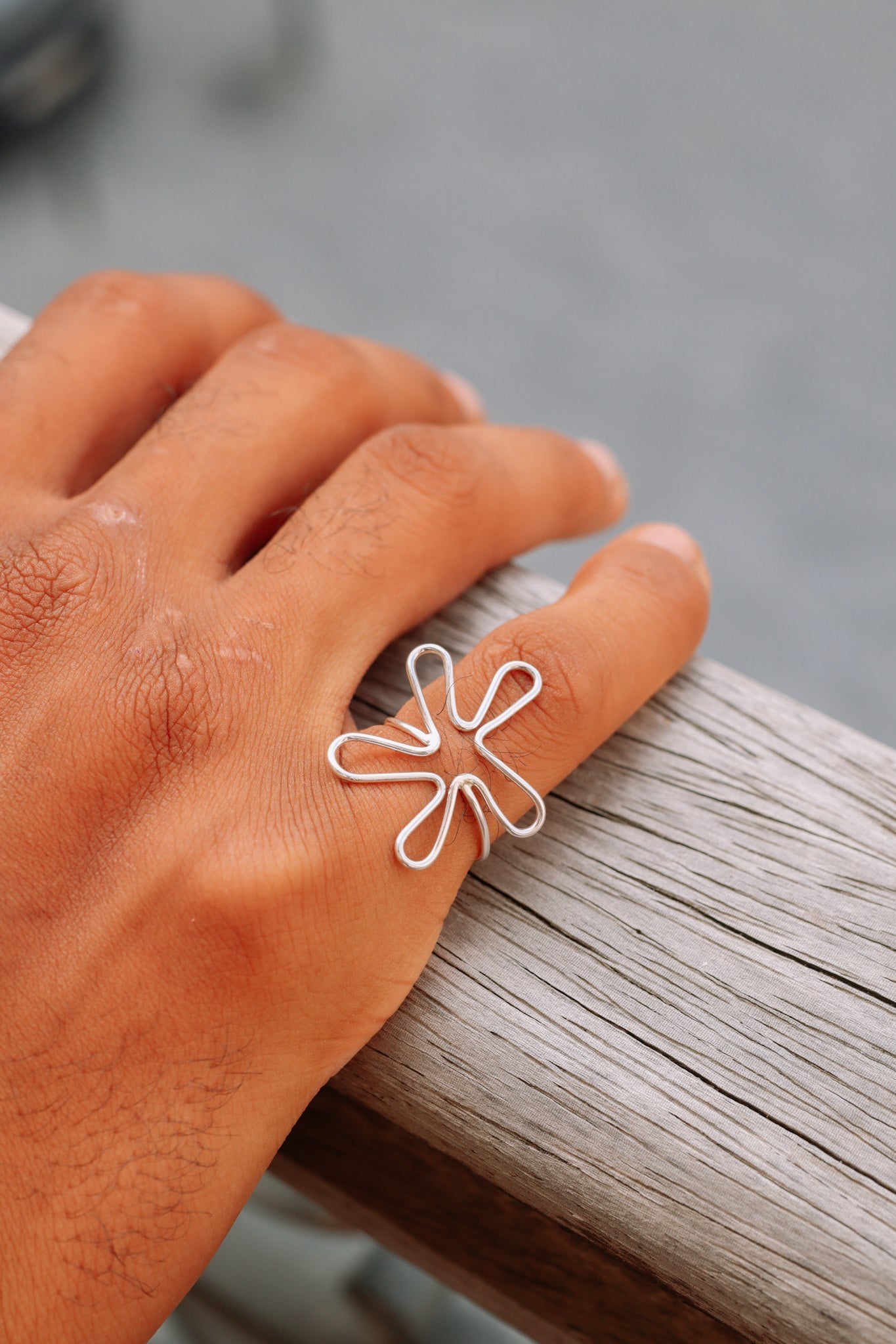 Bague Outline Bloom Boucle d'Or Jewelry