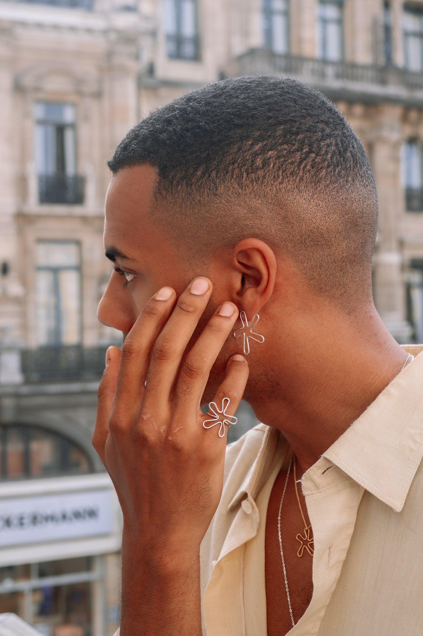 Bague Outline Bloom Boucle d'Or Jewelry