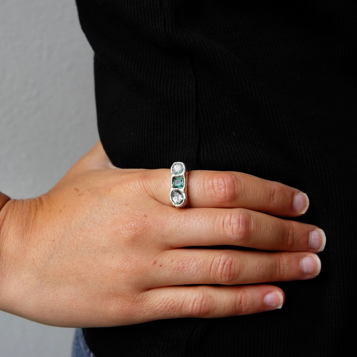 Bague Kaïa Bleu