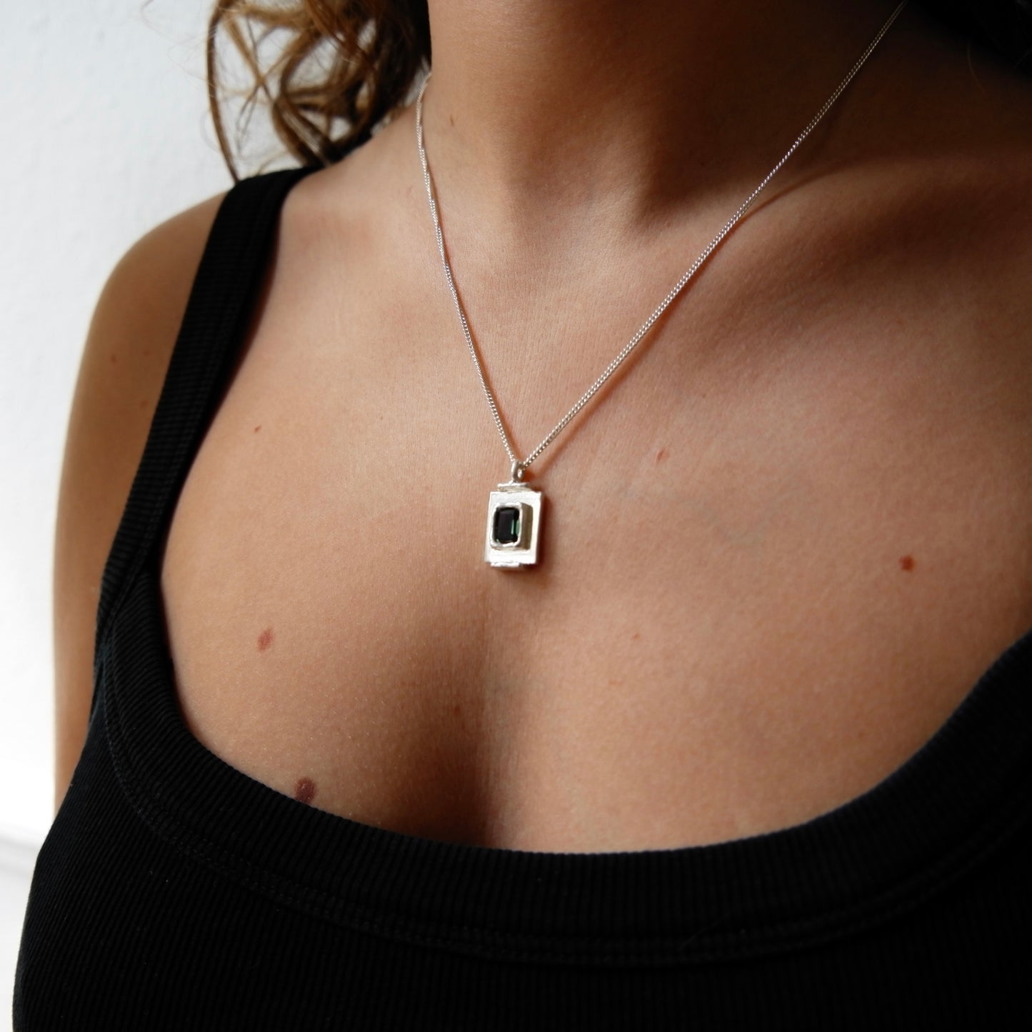 Pendentif Art Deco Vert