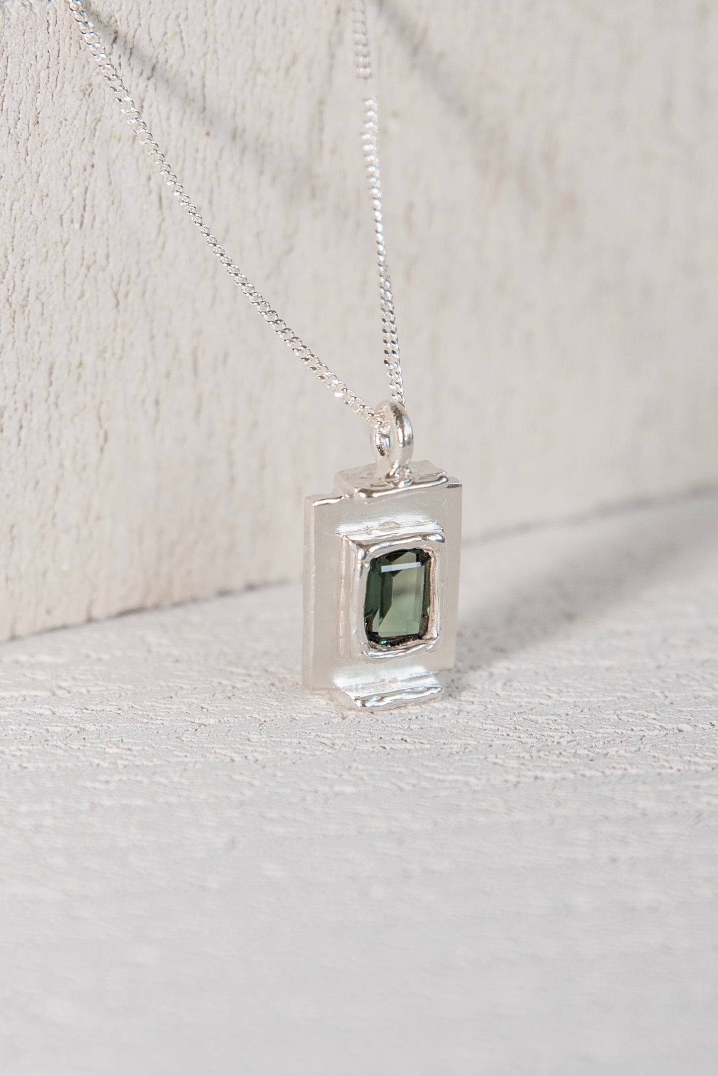 Pendentif Art Deco Vert