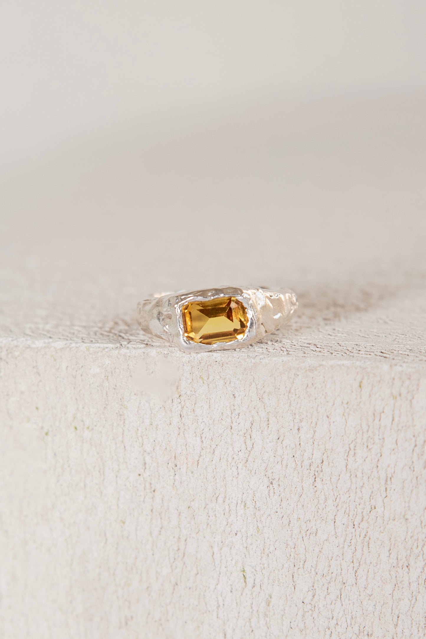 Bague Lava 2 Jaune