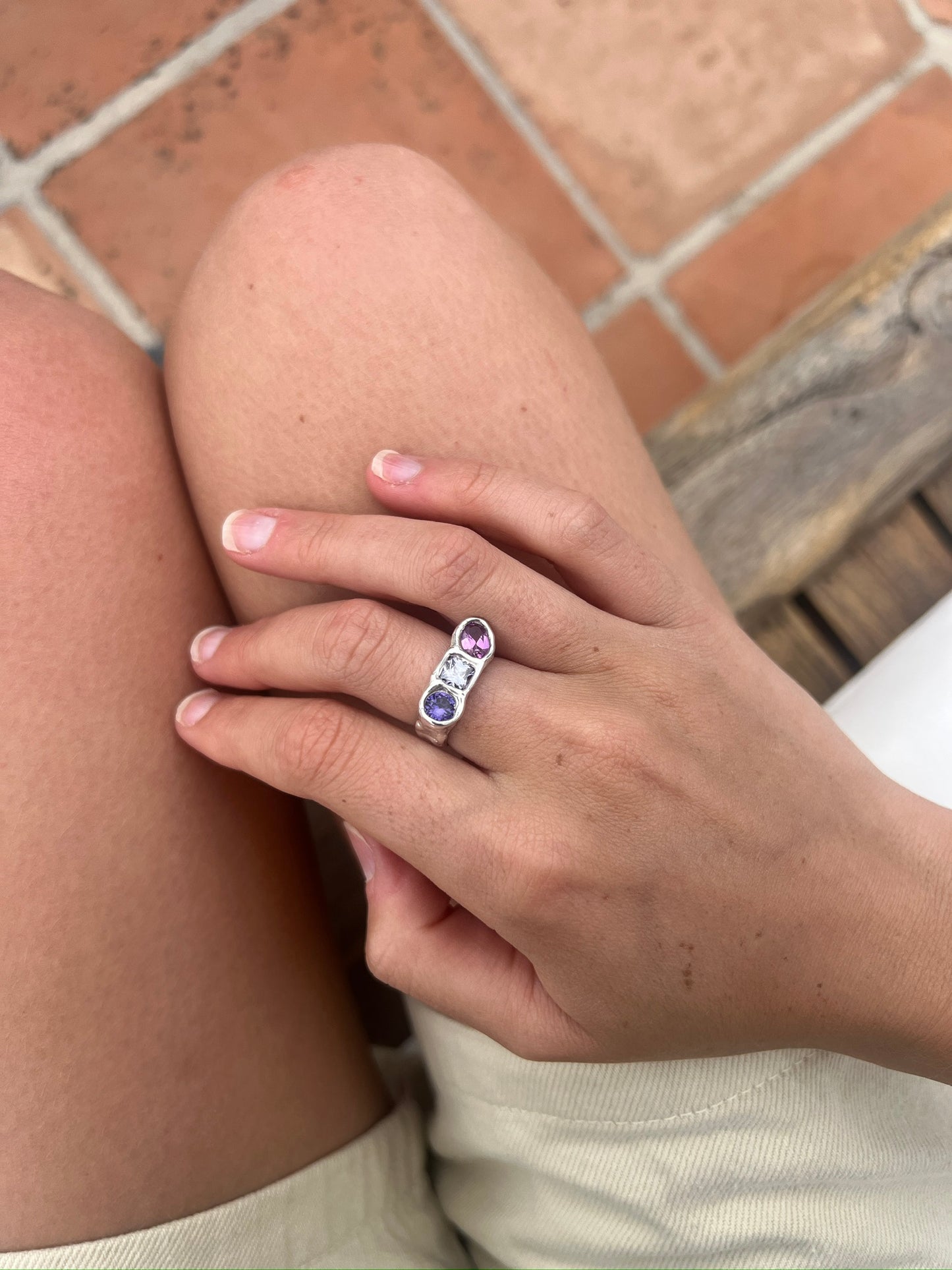 Lava ring 1 white