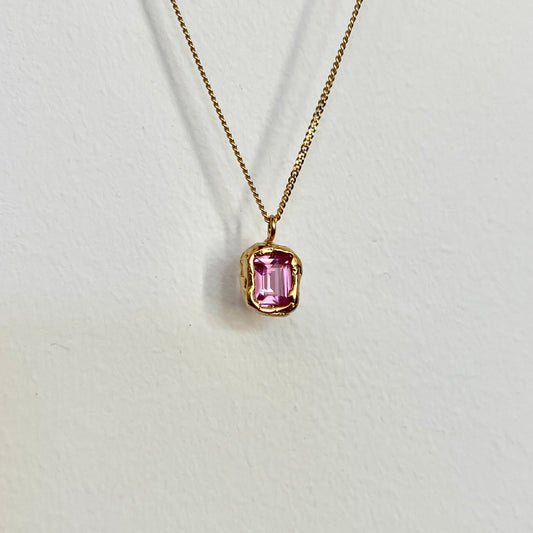 Collier Lava Rose