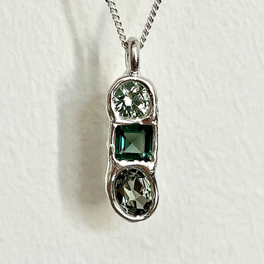 Collier Kaïa Bleu