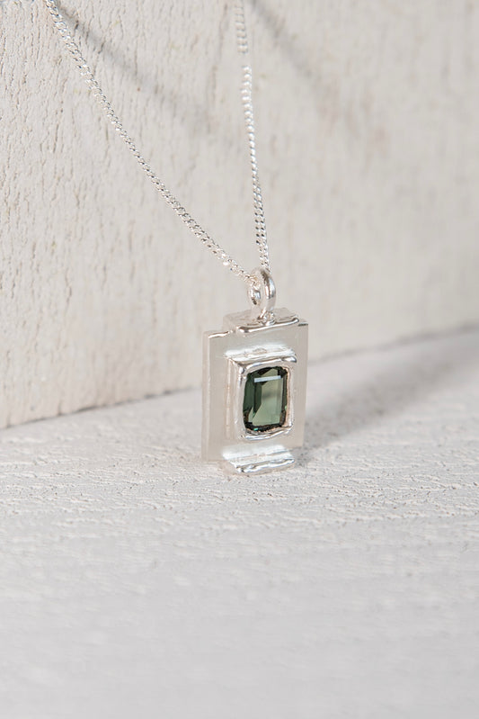 Pendentif Art Deco Vert
