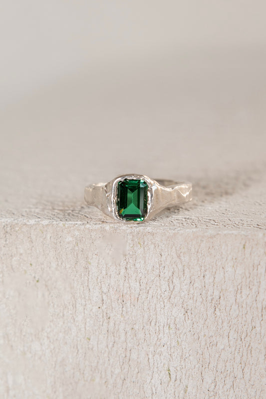 Smaragdgroene Lava Ring 1