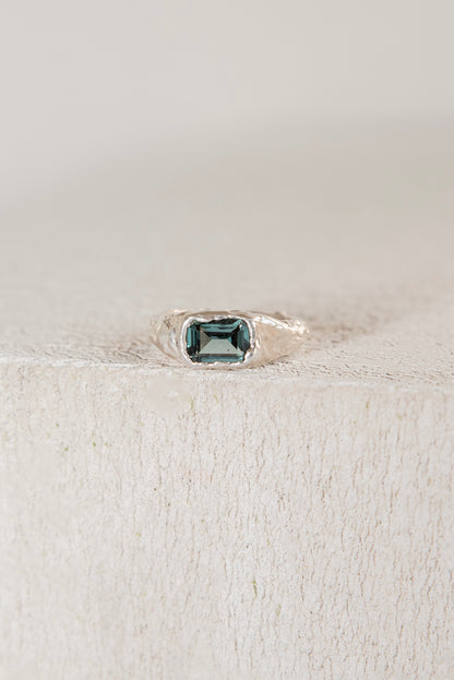Bague Lava 2 Vert Tourmaline